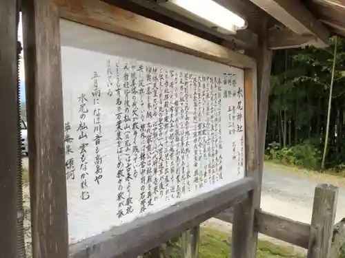 水尾神社の手水舎