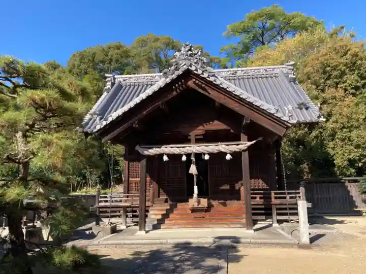 波賀部神社の本殿・本堂