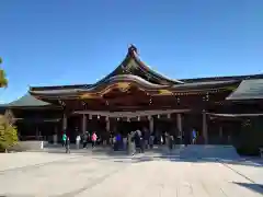 寒川神社の本殿