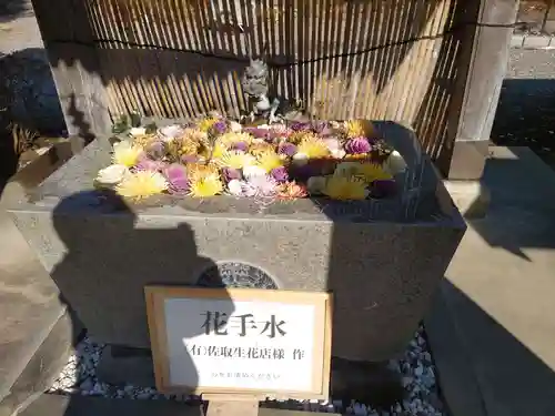 長良神社の手水