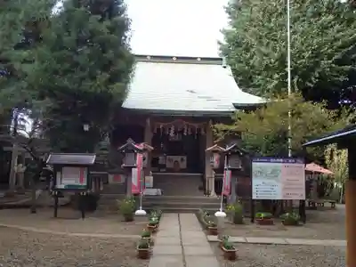 上目黒氷川神社の本殿・本堂