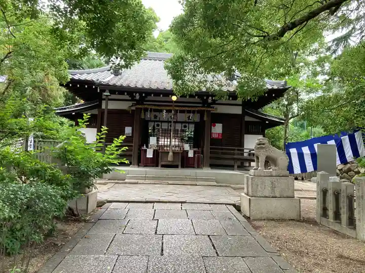 安居神社の本殿・本堂