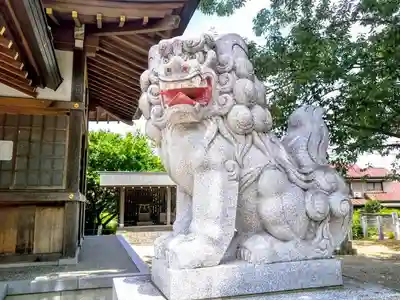 森岡八幡社の狛犬