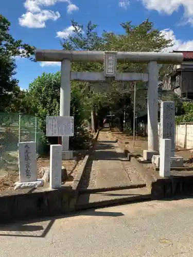 馬場氷川神社の鳥居