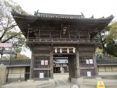 松原八幡神社の山門・神門