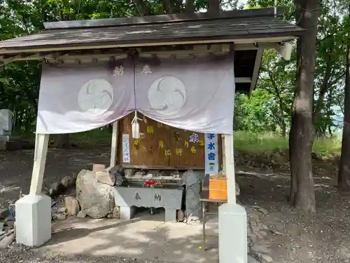 星置神社の手水舎