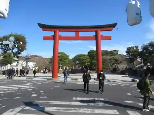 鶴岡八幡宮の鳥居