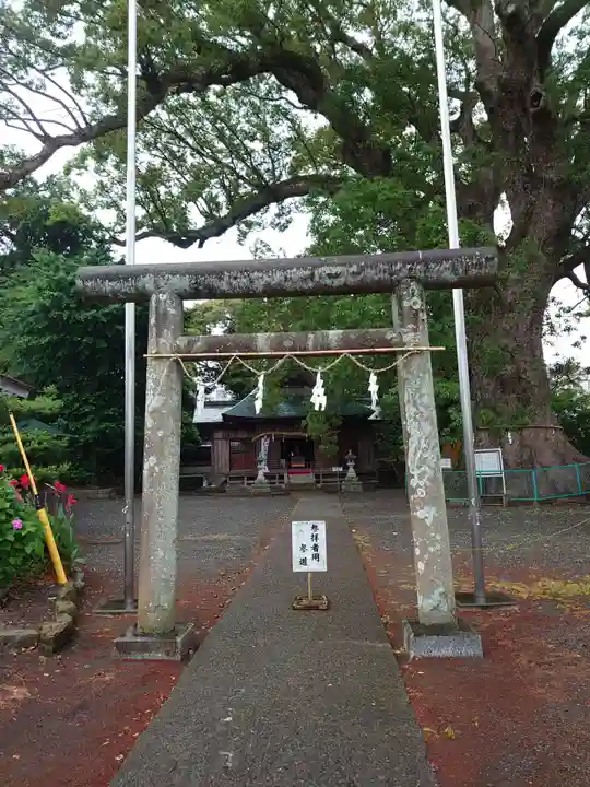 伊勢神明社の鳥居