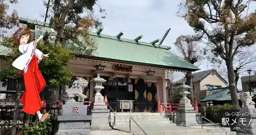 上平井天祖神社の本殿・本堂