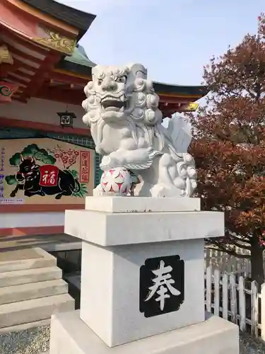 神戸神社の狛犬