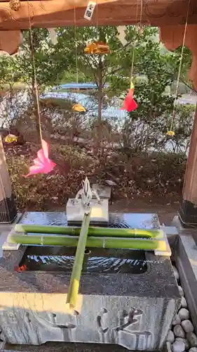 鏡石鹿嶋神社 ＊安産・開運・勝利の神さま＊の手水舎