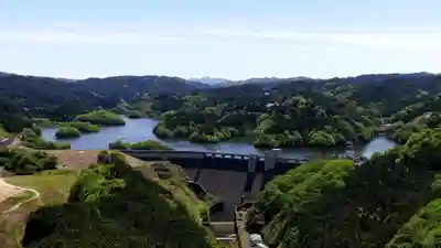 水越神社の景色