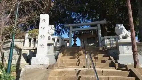 矢切神社の鳥居