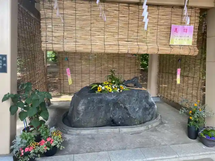 厚別神社の手水舎