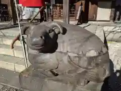 牛天神北野神社の狛犬