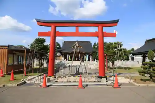 美瑛神社の鳥居