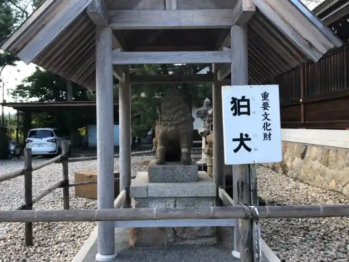 丹後一ノ宮 元伊勢 籠神社の狛犬