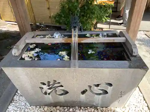 蛇窪神社の手水