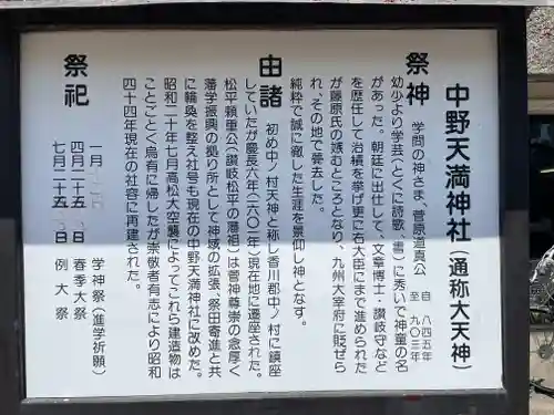 中野天満神社(香川県)