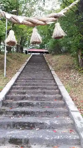 神居古潭神社の景色