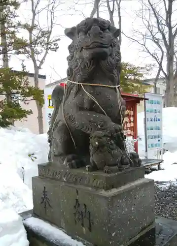 星置神社の狛犬