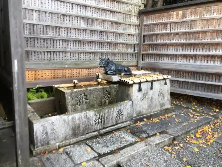菅原院天満宮神社の手水舎