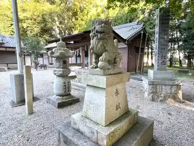 縣神社の狛犬