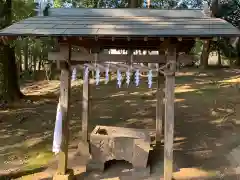 雷電神社の手水