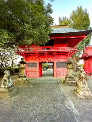 吉岡八幡神社の山門・神門