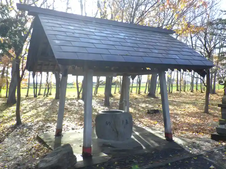 西当別神社の手水舎