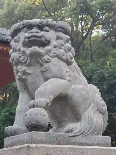 山中八幡宮の狛犬