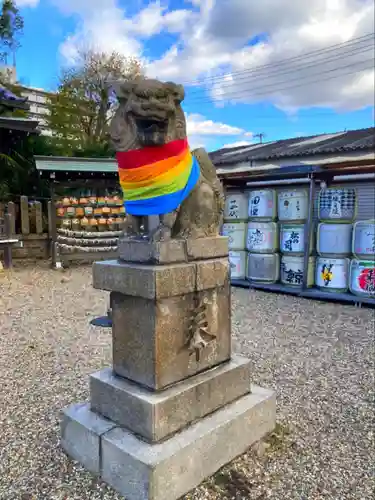 姫嶋神社の狛犬