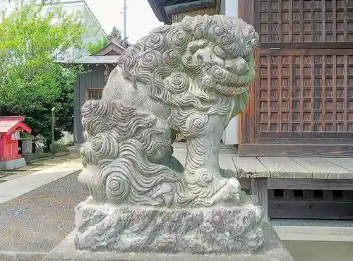 上水子ノ氷川神社の狛犬