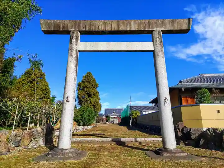 神明社(五郎丸神明社)の鳥居