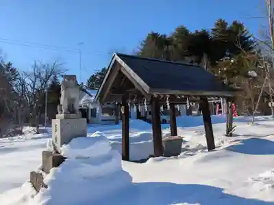 留辺蘂神社の手水舎