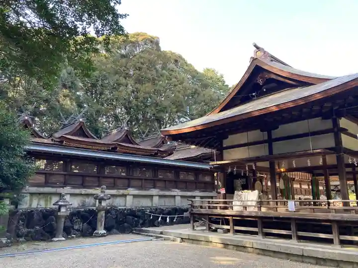 往馬坐伊古麻都比古神社の本殿・本堂