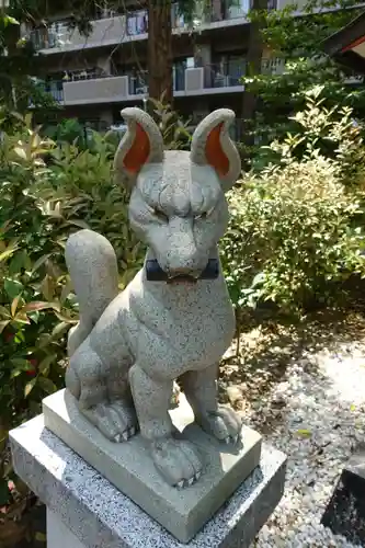 鴨神社の狛犬