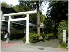 中野氷川神社の鳥居