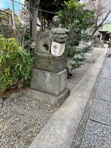 菊田神社の狛犬