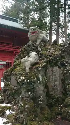 富士山東口本宮 冨士浅間神社の狛犬