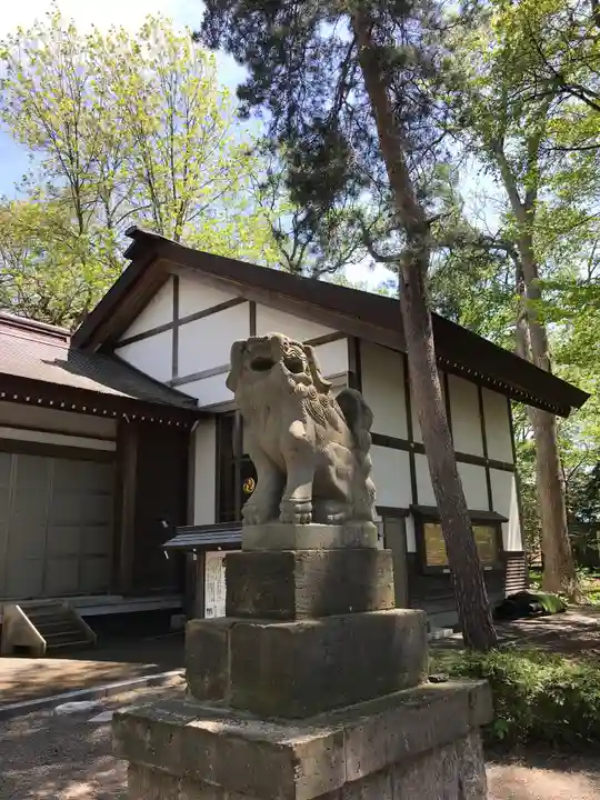 旭川神社の狛犬