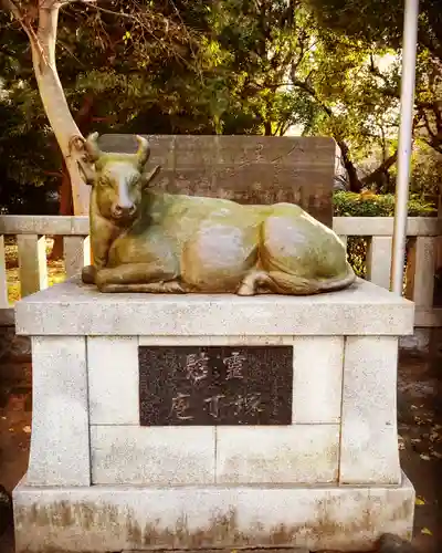 牛嶋神社の狛犬