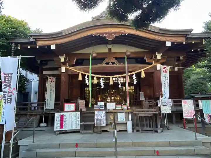 鳩森八幡神社の本殿・本堂