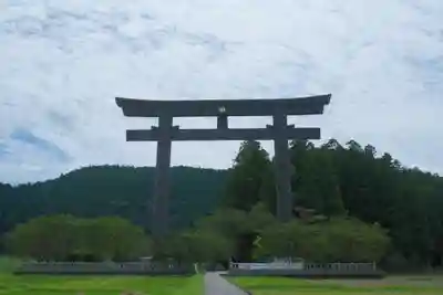 大斎原(熊野本宮大社旧社地)の鳥居