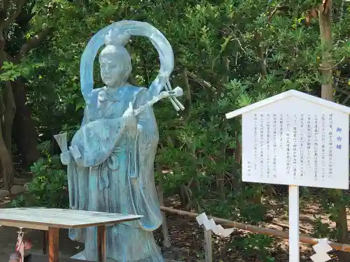 和田神社の像