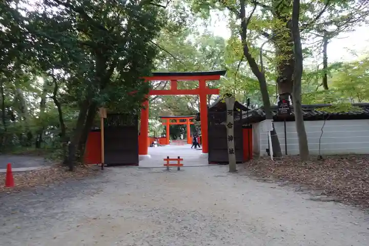 河合神社(鴨川合坐小社宅神社)の鳥居
