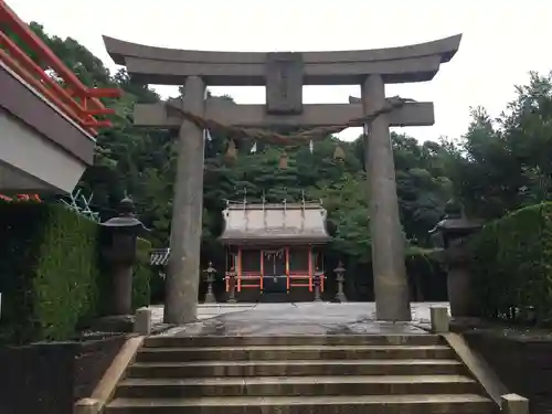 早吸日女神社の鳥居