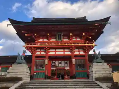 伏見稲荷大社の山門・神門