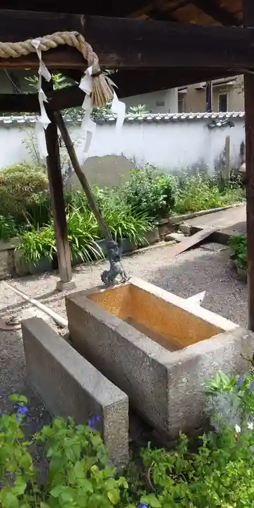 篠津神社の手水舎