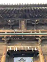 魚吹八幡神社の山門